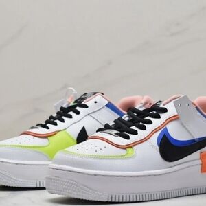 Nike Air Force 1 Low Multicolor Accent Sneakers